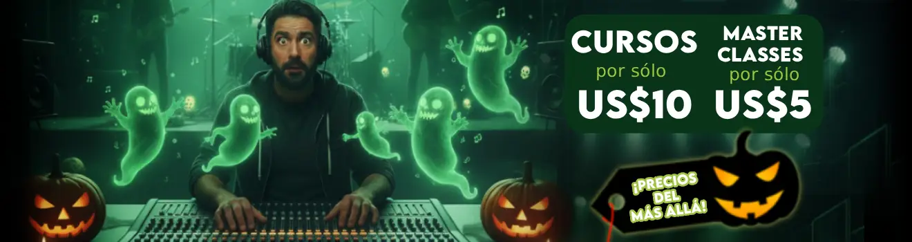 Promo Halloween Cursos de Audio
